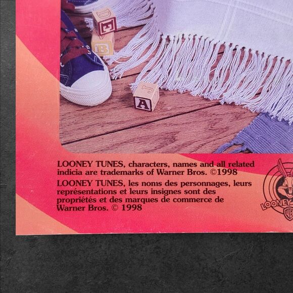 Looney Tunes Alphabets in Cross Stitch Book 3010 Bugs Tweety Warner Bros 1998 - Picture 3 of 5